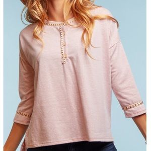 Pink Button Blouse